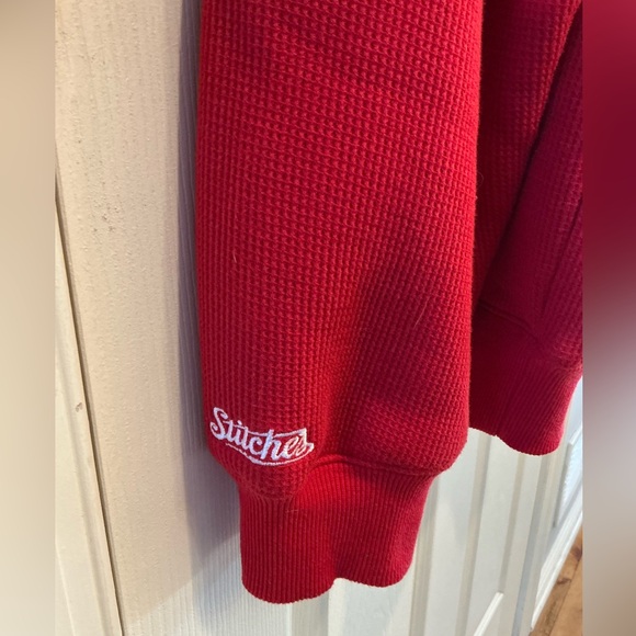 Stitches Philadelphia Phillies Fleece Lined Thermal Zip Up Hoodie Men X-Large - Picture 9 of 15